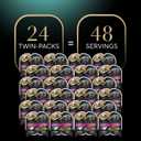 Sheba Gravy Indulgence Adult Wet Cat Food Salmon Entree in Extra Gravy, 2.6 oz. Twin-Pack Trays (24 Count, 48 Servings) (EXP 08/17/27)