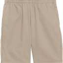 Classroom Uniforms Pull On Shorts for Boys & Girls With Elastic Waistband 52132, 12, Khaki (2T, Dark Navy)