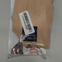 Truform 20-30 mmHg Compression Stockings for Men and Women, Thigh High Length, Dot-Top, Open Toe, Beige, Medium (Medium (1 Pair))