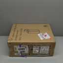 hykolity Large Outdoor Wall Light, 16 Inch Lantern, Dusk to Dawn Exterior Waterproof Sconce, Anti-Rust Mounted Lighting with Glass Shade, Matte Black Lamp with E26 Socket for Porch, 2 Pack