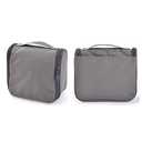Generic Portable Cosmetic Bag Waterproof Travel Organizer for Outdoor Adventures, Gray, 17.5cmx19cmx7.5cm