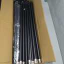 Backdrop Stand 10x10ft Adjustable Height/Width Photography Background Support Poles All-Metal Construction Backdrop Stand Heavy Duty Pipe and Drape Frame Kit for Party, Birthday, Wedding - Black