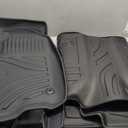 Floor Mats Fit for 2019-2025 Chevy Silverado 1500/GMC Sierra 1500, Car Mats for 2020-2025 Chevrolet Silverado/GMC Sierra 2500HD/3500HD Crew Cab Floor Liners with Factory Carpeted Storage, Black
