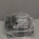 Rubbermaid Brilliance Plastic Food Storage Containers Set (4 containers + 4 lids) and Large 9.6 Cup Container