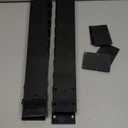 Hat Organizer for Baseball Caps 4Pack, Hat Rack for Wall with Strong Adhesive Hold up to 40 Hats, Hat Hanger Holder Display for Door Closet, Cap Organizer Storage Multilayer Two Mounting Option(Black)