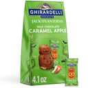 3 x GHIRARDELLI Milk Chocolate Caramel Apple Jack O Lanterns, 4.1 oz Bag  Halloween Candy Filled with Tart Apple Caramel for Gifting & Snacking (EXP 03/31/26)