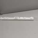 LazBlinds Tool-Free Cordless Pleated Shades with Suction Cups Light Filtering Top Down Bottom Up Pleated Blinds for Window Size 23" W x 65" H, White