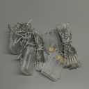 Lomotech Battery Operated Christmas Lights - 4 Pack Total 66ft 200LEDs String Lights 8 Modes Waterproof with Timer for Home, Garden, Party, Holiday, Tree Decoration (Clear Wire, Warm White)