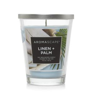 Aroma scape Linen + Palm Candle
