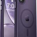 MOCCA Strong Magnetic for iPhone XR Phone Case, [Compatible with Magsafe][Mil-Grade Drop Protection] Slim Thin Translucent Matte Protective Cover Case for iPhone XR Case 6.1'', Deep Purple
