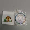 Stained Ceramic Lion Ornament - Lion Christmas Ornaments - Christmas Tree Ornaments - Christmas Decorations - Lion Decor for Office, Room, Home - Holiday Present Ideas