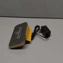 Peakeep Slim Digital Mirror Aesthetic Alarm Clock for Bedrooms Desk Decor - Plug in Electric Big LED Modern Small Clock for Office Living Room, Battery Backup, 6 Dimmers (Gold)