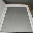 16x24 Inch Medicine Cabinet with Mirror for Bathroom, Silver Aluminum Bathroom Medicine Cabinet, Recessed or Wall Mount Medicine Chest Over Sink, Modern Farmhouse Style, Fully Assembled
