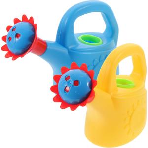 NUOBESTY Chicken Watering can Toys for Kids Bath and Outdoor Play Early Educational Small Watering Pot for Home and School 2-Pack Small Plastic Water Sprinkler can