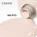CANNI Nude Pink Gel Nail Polish, 1Pcs Pink Nude Gel Polish Light Color Soak Off U V Nail Manicure Salon DIY at Home
