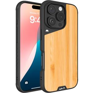 Mous for iPhone 16 Pro Max Case MagSafe Compatible - Limitless 6.0 - Bamboo - Protective Shockproof Phone Cover