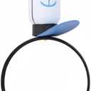 Sailor Hat Costume 100% LIGHT-WEIGHT COSPLAY FOAM Headband Women Mens Halloween Adults Anchor Adult (One Size, White)