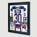 Jersey Display Frame Large Shadow Box Frame Clear Acrylic with 98% UV Protection Acrylic Memorabilia Display Cases for Football,Hockey,Basketball,Baseball Jersey Idea Gift for Sports Fans 31 1/2 x 22 1/2