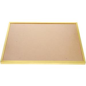 Unomor Aluminum Alloy Photo Frame Certificate Holder for Wall Desk Display Versatile Award Stand for Posters and Pictures Elegant Light Gold Finish