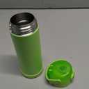 THERMOS FUNTAINER 16 Ounce Stainless Steel Vacuum Insulated Bottle with Wide Spout Lid, Neon Lime