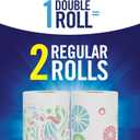 Sparkle Pick-A-Size Paper Towels, Spirited Print Design, 6 Double Rolls (660 Sheets Total) - Strong 2-Ply Towels for Kitchen Cleanup and Everyday Messes