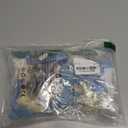 Baby Blue White Winter Wonderland Balloons, 60PCS Dusty Blue and White Metallic Silver Snowflakes Balloons for Ice Snow Wonderland Wedding Birthday Baby Shower Christmas New Years Party Decorations