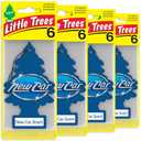 LITTLE TREES Car Air Freshener | Hanging Tree Provides Long Lasting Scent for Auto or Home | New Car Scent, 6-Packs (4 Count)