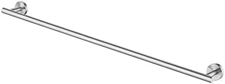 KES 33.7 Inches Towel Bar for Bathroom Shower Hand Towel Holder Hanger SUS304 Stainless Steel RUSTPROOF Wall Mount Polished Steel, Total Length 36 Inch, A2000S90, Brushed Grey