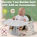 Seat Cover and Tray Sets Accessory Compatible with Bumbo Floor Seat for Baby,Breathable Accessory Compatible with Baby Seat - Easy to Install and Remove