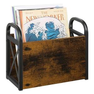 YINMIT Magazine Holder, Magazine Rack Floor, Magazine Storage Basket, Folder Organizer Bin for Books, Newspapers, Tablets