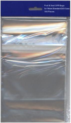 500 OPP Plastic Bag for Standard 14mm DVD Case (Standard DVD Case Plastic Wrap)