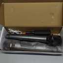 Wireless Microphone,Professional Dual Handheld Cordless Dynamic Mic System with Rechargeable Receiver,Karaoke Microphone Set for Singing, Karaoke, Wedding, DJ, Party, Speech,Church,Class Use,PA System