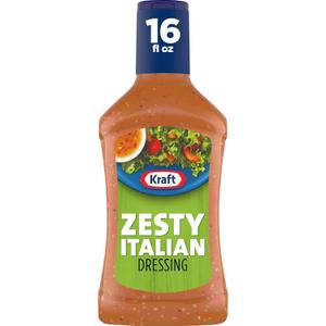 3 x Kraft Zesty Italian Salad Dressing, 16 fl oz Bottle (EXP 02/04/27)
