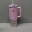 STANLEY Quencher H2.0 Tumbler with Handle and Straw 40 oz | Flowstate 3-Position Lid | Cup Holder Compatible for Travel | Insulated Stainless Steel Cup | BPA-Free | Cherry Blossom