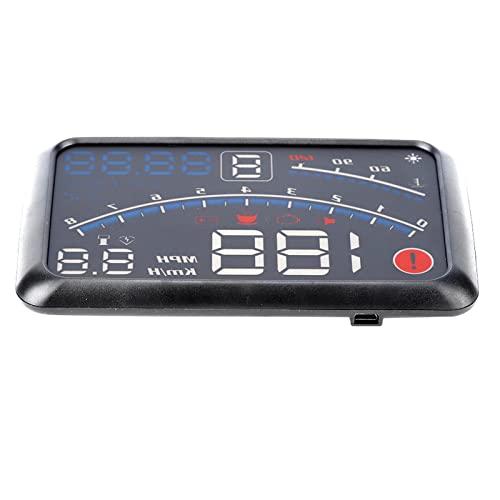 KIMISS Digital GPS Speedometer Universal Heads Up Display MPH/KM/h Vehicle Smart HUD Display Digital Mini Car Dashboard Heads Up Windshield Speedometer Projector System