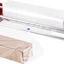 23.6 inch Table Stretch Film Dispenser, Wall Mount Stretch Film Packing Machine, Manual Cling Wrap Roll Dispenser with Cutter for Packaging, Moving and Shipping