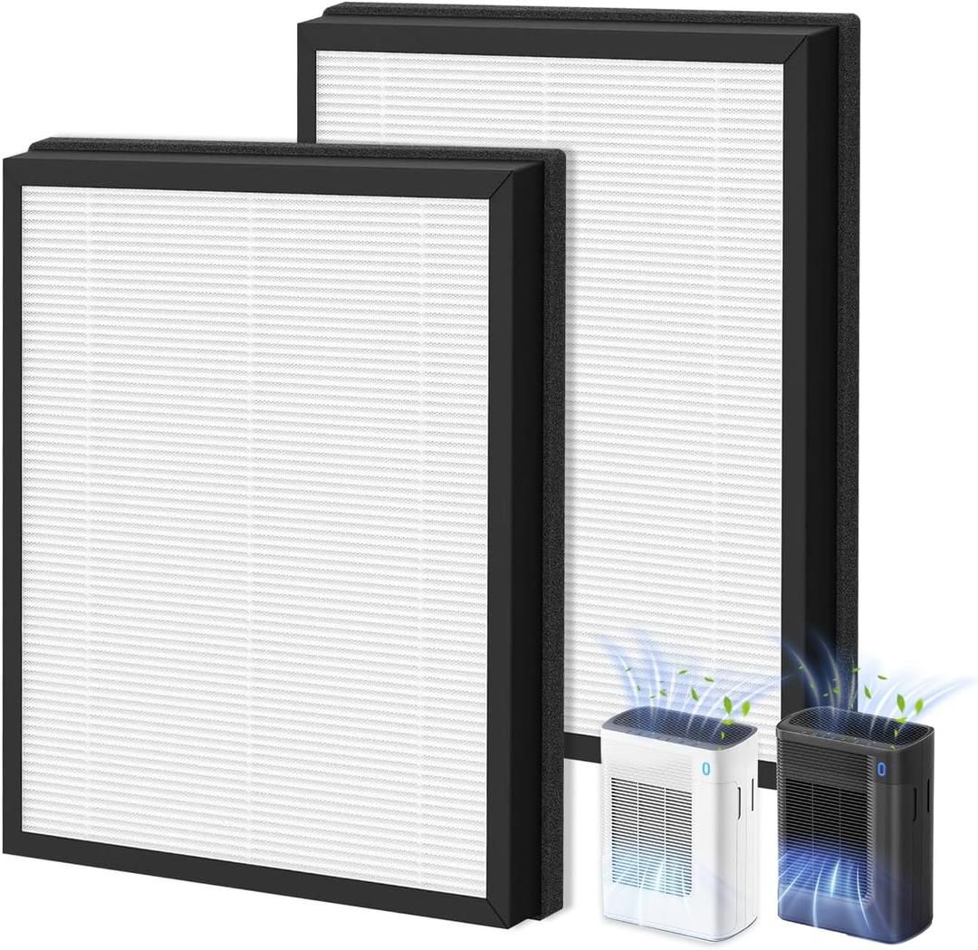 T356 Replacement Filters Compatible with Trucozie T356 Air Purifier, 3-IN-1 High-Efficiency Filtration System, 2 Pack