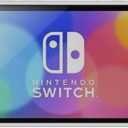 Switch 2 Slim Case Set with 2 Joycon Thumb Grips, 2 Tempered Glass Screen Protectors, Detachable TPU Shell for Nintendo Switch 2 - Anti-Scratch, Anti-Slip, TV Dock Incompatible (White)