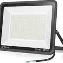 300W LED Flood Light (2000W Equivalent), Super Bright 42,500LM 5000K Daylight IP66 Waterproof Security Outdoor LED Arena Lights Commercial Lighting Floodlight for Backyard|Court|Stadium|Yard