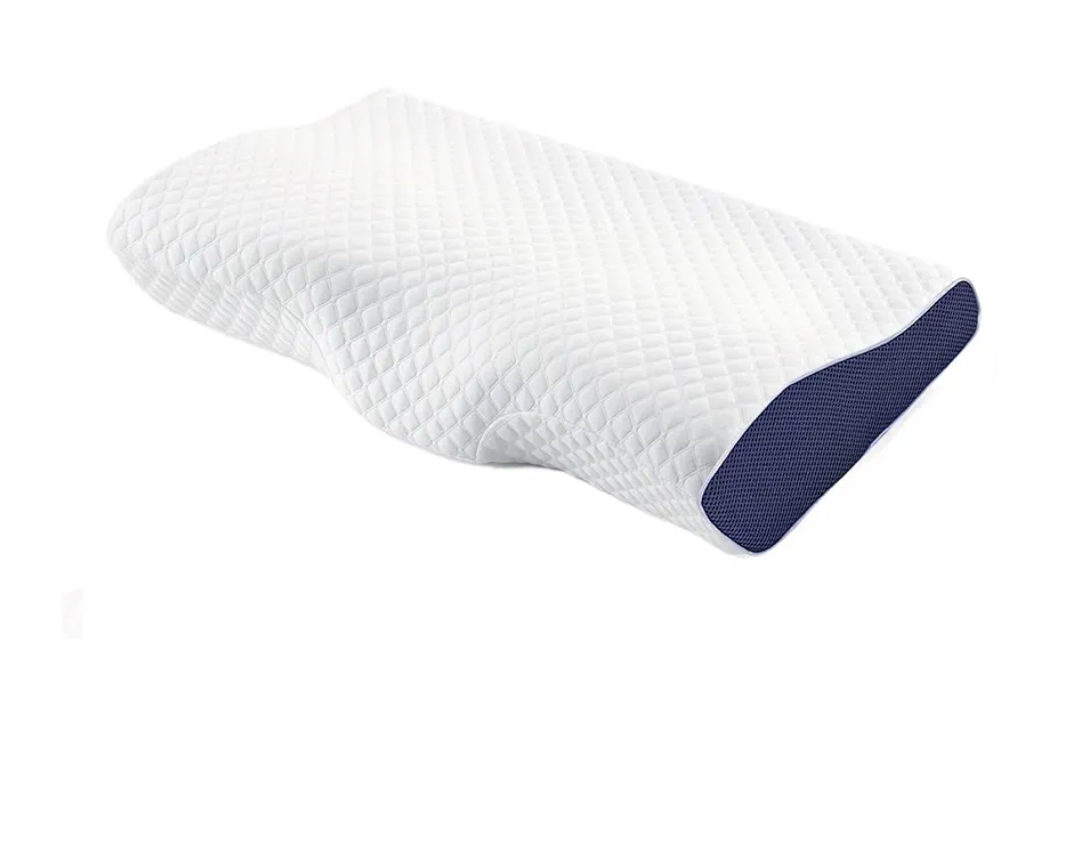 1pc Memory Foam Pillow Neck Pillows(Blue) no One