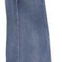 Hybrid & Company Women's Long Denim Skirt Stretch Jean Skirt for Office and Casual Wear (Blue, S)