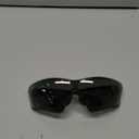 NoCry Safety Sunglasses with Green Tinted Wraparound Lenses; Tinted Safety Glasses for Men and Women with Adjustable Arms & No-Slip Grips; Work Glasses with UV 400 Protection; ANSI Z87.1 Rated (Black & Red)