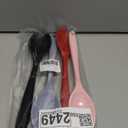 Cooking Spoon 2Pcs 10.8'' Large Serving Spoons Black Heat Resistant Silicone Spoon, Non-Stick Mixing Kitchen Spoons, Premium Silicone Kitchen Utensils for Stirring, Baking & Mixing, Dishwasher Safe