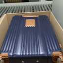 Luggage Set 3 Piece Luggage with PC+ABS Hardshell TSA Lock Spinner Wheels Carry on Lightweight SuitcaseYKK Zippers (Navy, 5 piece sets(20/24/28/DB/TB)