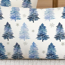 AACORS Christmas Pillow Cover 12X20 Inch Christmas Tree Snowflake Decoration Holiday Farmhouse Winter Pillow Case Decor for Home Sofa Couch (Green) AA223-12
