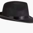 Kangaroo Fedora Brim Felt Church Hat Men Women I Summer Beach Sun Hat with Band I Men's 1920s Gatsby Gangster Costume