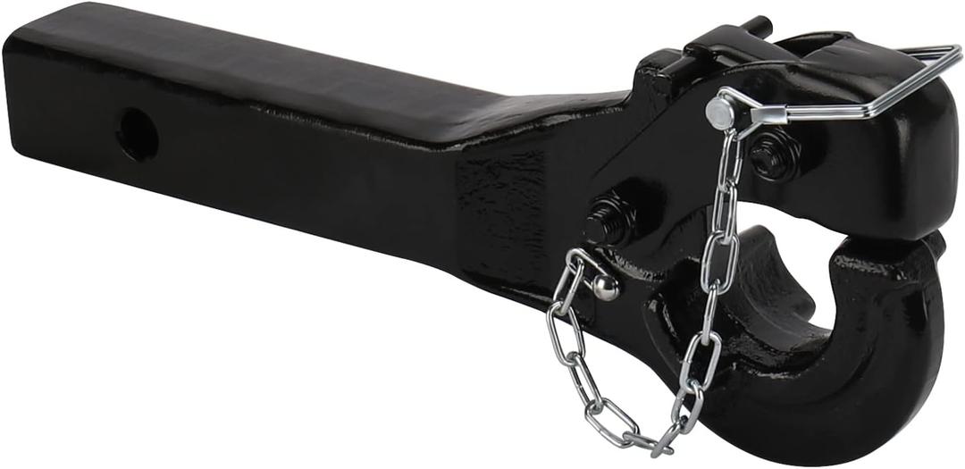 Pintle Hitch Receiver Hook 10 TON for 2” Hitches Hitch Hook Military Receiver 20000lbs