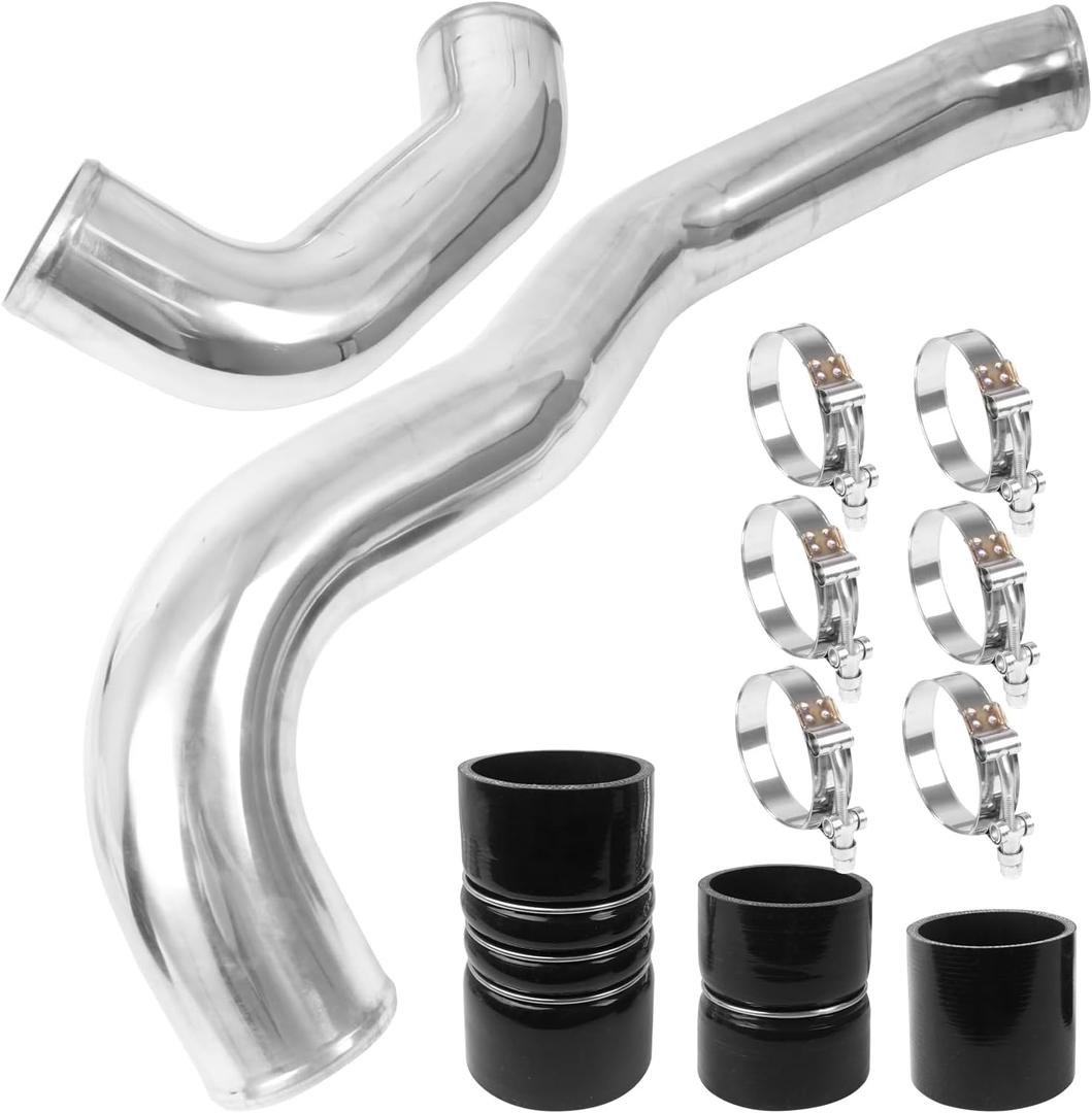 Max Flow Hot Side Intercooler Pipe Boot Kit for 2008-2010 Ford F250/ F350/ F450/ F550 6.4L Powerstroke Diesel