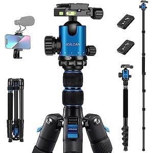 JOILCAN Tripod for Camera, 81" Aluminum Camera Tripod, 83" DSLR Tripods & Monopods, Heavy Duty Travel Tripod for Binoculars Spotting Scope Telescope, Payload 35lb