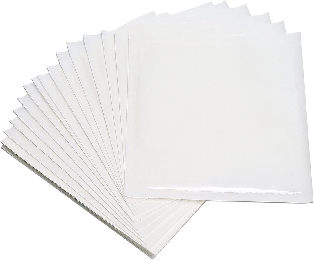 100 Pcs Bakery Bags with Window, 7.1 x 7.5 Inches Paper Treat Bags, Donut Bags To Gor Cookie Packaging, Bakery Bags fo, (White)